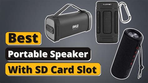 portable speakers with sd card slot